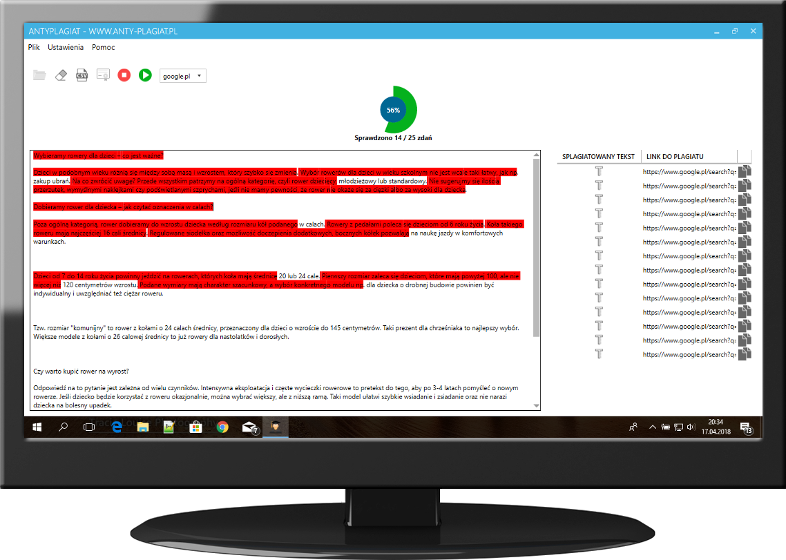 Zrzut ekranu z aplikacji 2