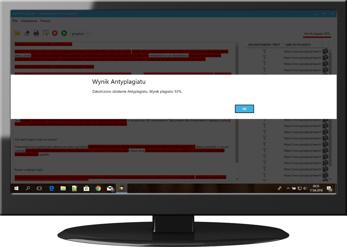 Zrzut ekranu z aplikacji 3